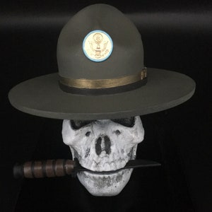 BADAZZ SKULLZ Mini Skull Drill Sergeant Skull Basic Training