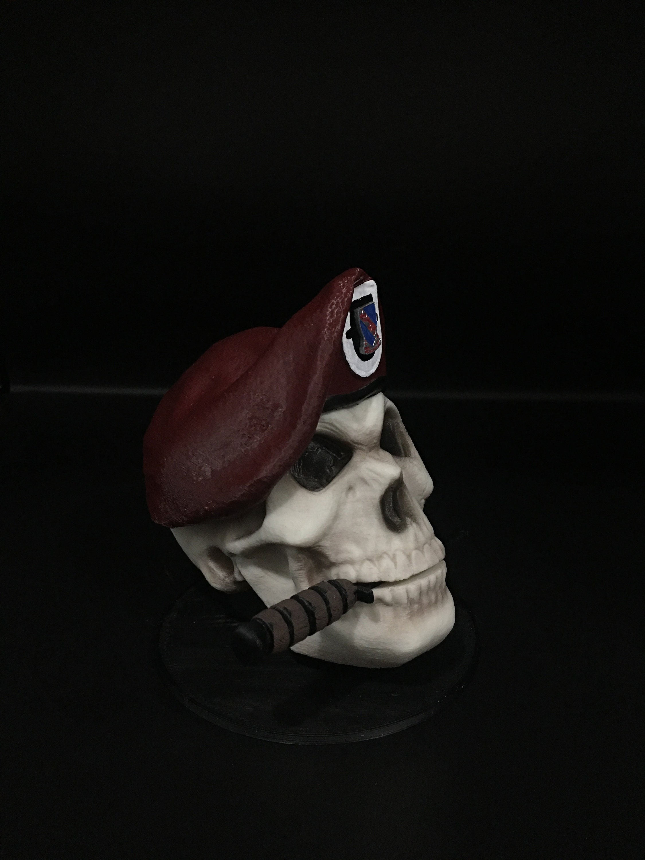 Beret Skull Bead