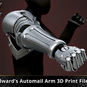 Edward Elric Automail Arm 3d Print Files