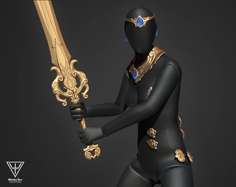 Freya Lady of the Lake skin from Smite 3d print set