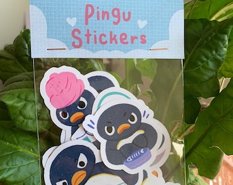 Pack Pegatinas Pingu | Stickers Pack | Fanart