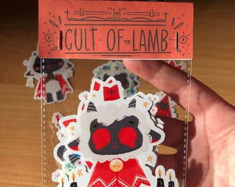 Cult of the lamb Sticker Pack | Original Fanart Videogame