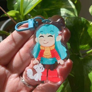 Hilda Keyring | Original Fanart Hilda The Series Netflix | Acrylic Keychain