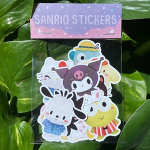 Pack d'autocollants Kuromi Mymelody Cinnamorroll & Friends | Pack d'autocollants | fan art