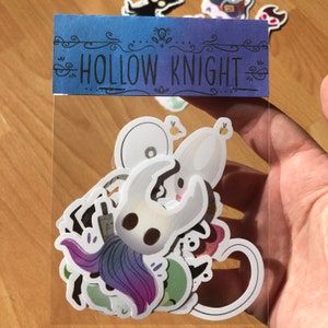 Hollow Knight Sticker Pack | Original Fanart Videogame