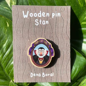 Summerween Stan Pines Gravity Falls natuurlijke houten pin