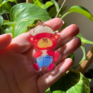 Portachiavi Pascal | Portachiavi Animal Crossing | Nuovi Orizzonti | Portachiavi Ciondolo Regalo Chiavi Zaino Portachiavi