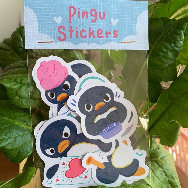 Pack Pegatinas Pingu Stickers Pack Fanart imagen 1