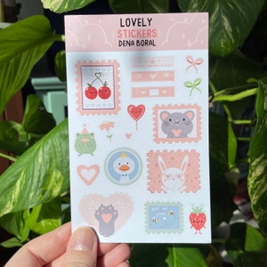 Heerlijk | Stickervel stickers decoratie | Voorgesneden stickerpakket