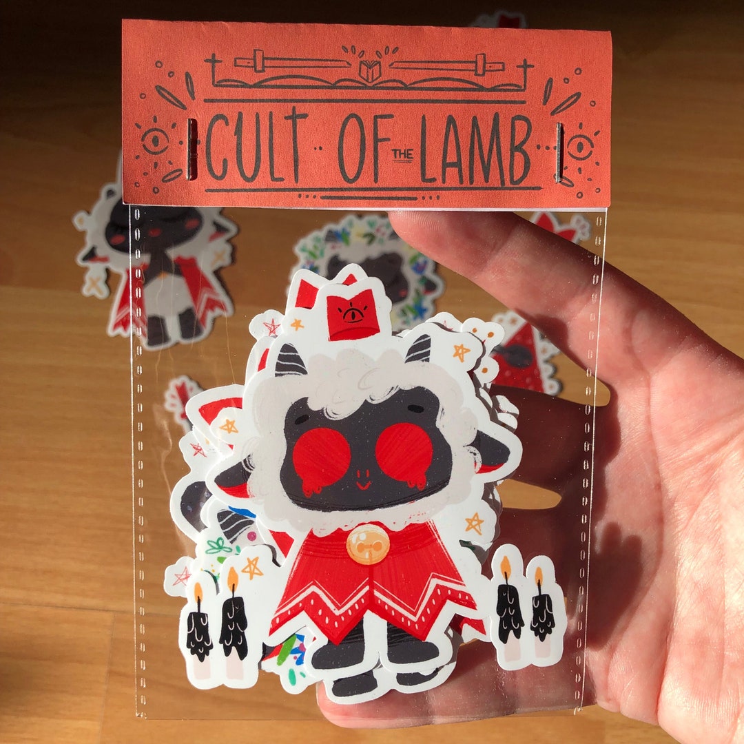 Cult of the Lamb Sticker Pack Original Fanart Videogame Etsy