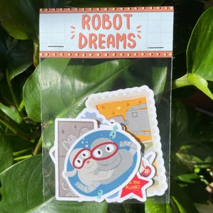 Pacchetto adesivi Robot Dreams | Pacchetto adesivi | Fan-arte