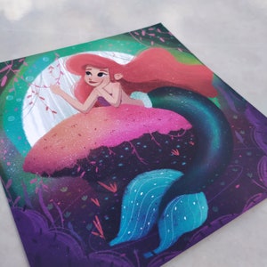 Print Ariel | Fanart Ariel | Illustration Ariel | The Little Mermaid Fan Art | Disney Fan Art