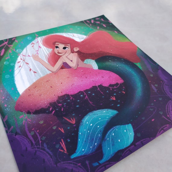 Disney Fan Art Ariel The Little Mermaid | So Obsessed 😍🌺 Art By