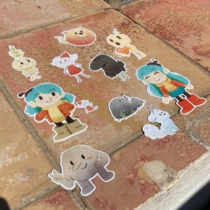 Hilda Fan Pack | Stickers Pack + Hilda Keychain + Hilda Pin