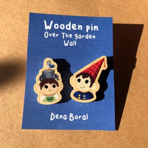 Wirt & Greg Over The Garden Wall Double Wooden Pin Super OTGW