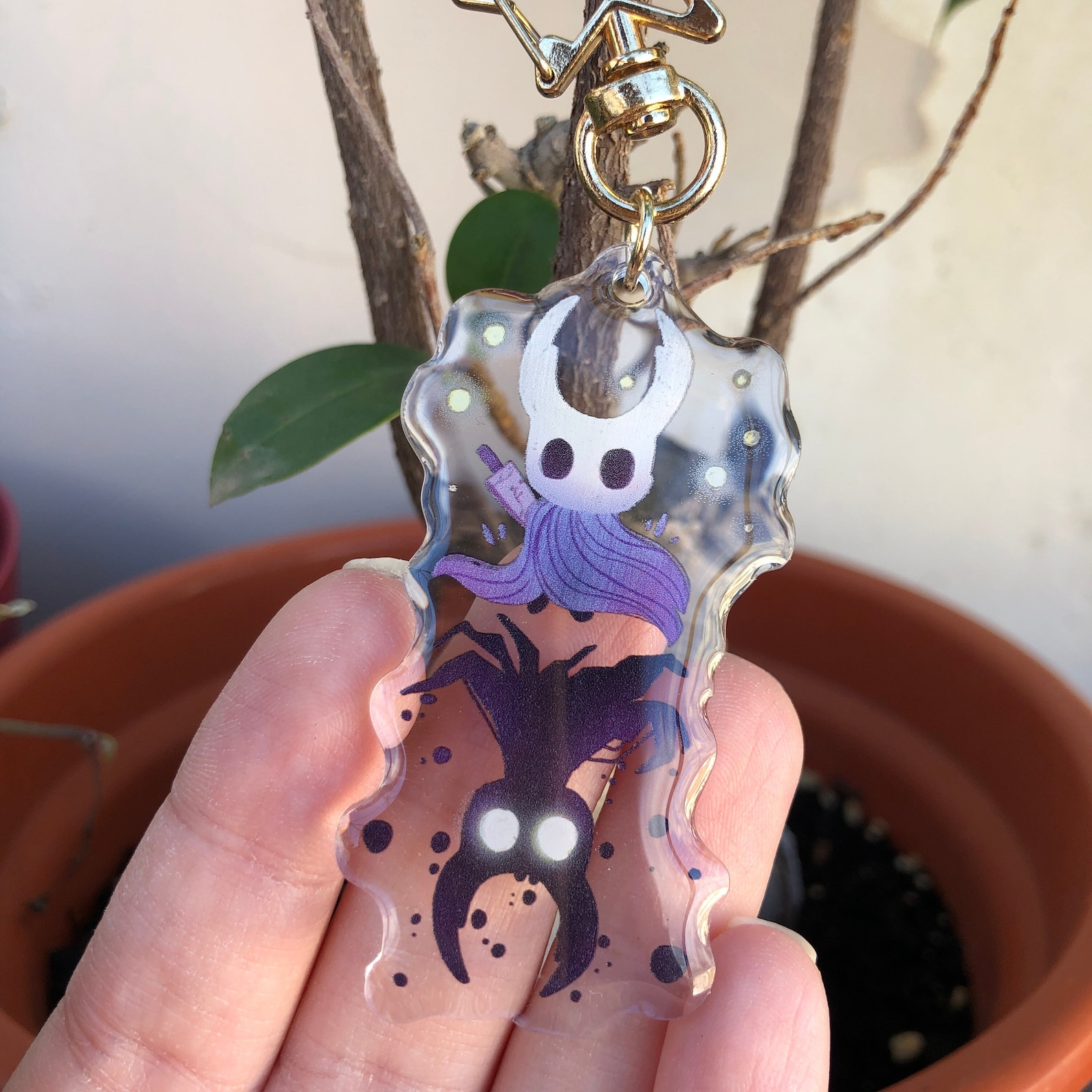 Hollow Knight Keyring: Original Fanart Acrylic Keychain