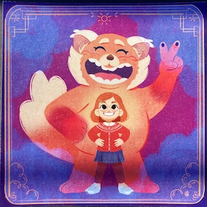 Print Turning Red | Fanart Turning Red | Ilustración Turning Red | Pixar Fan Art | Disney Fan Art