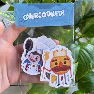 Overcooked Sticker Pack | Aufkleberpaket | Fan-Kunst