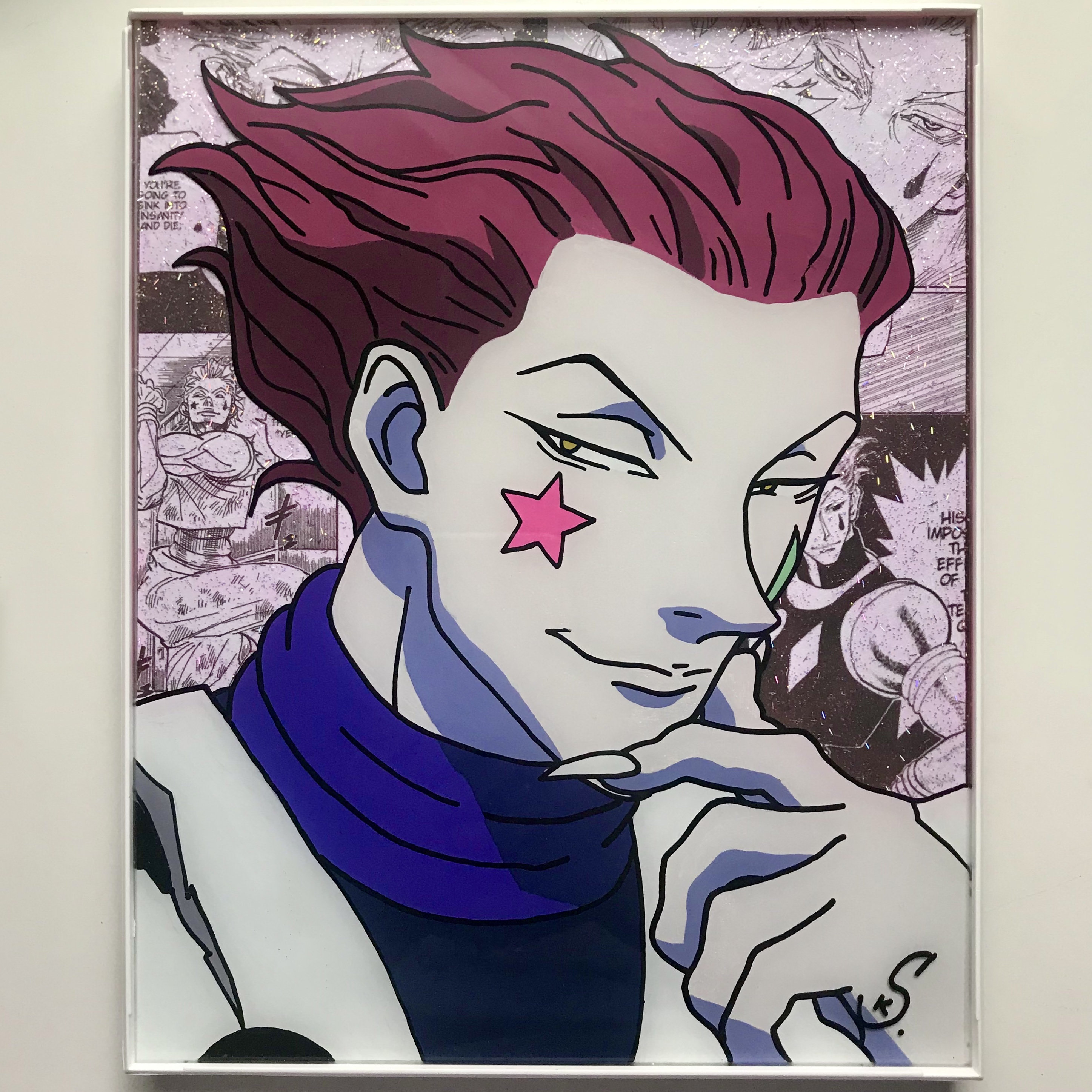 Beautiful Anime Glass Painting - Etsy India