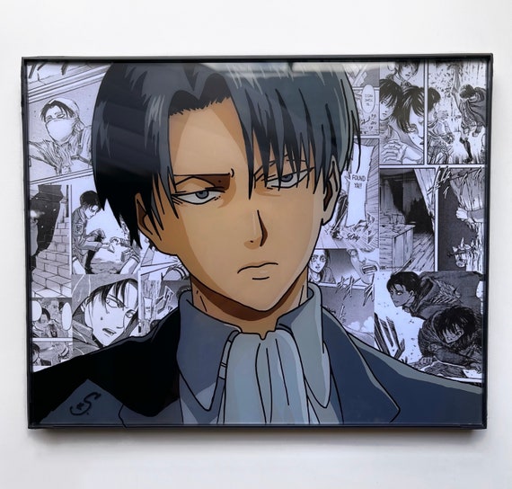 Levi Ackerman Attack On Titan Glass Painting Anime Etsy Finland Levi Ackerman Attack On Titan Glass Painting Anime Etsy Finland