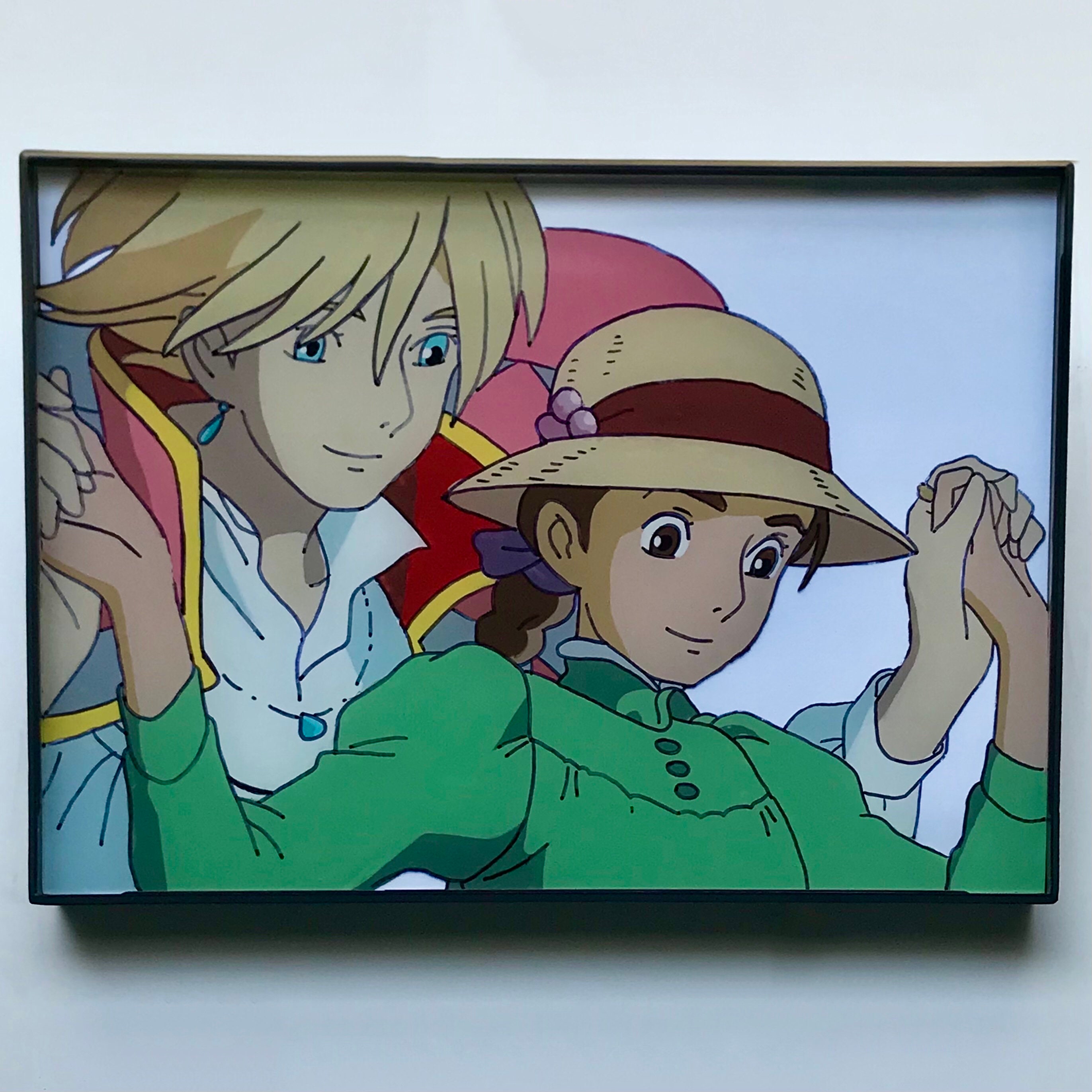 Beautiful Anime Glass Painting | Etsy