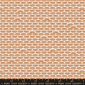 KOI POND Stoffserie von Rashida Coleman-Hale für Ruby Star Society, ab 30cm, Meterware, 100 % Premium Baumwolle Wave Terra