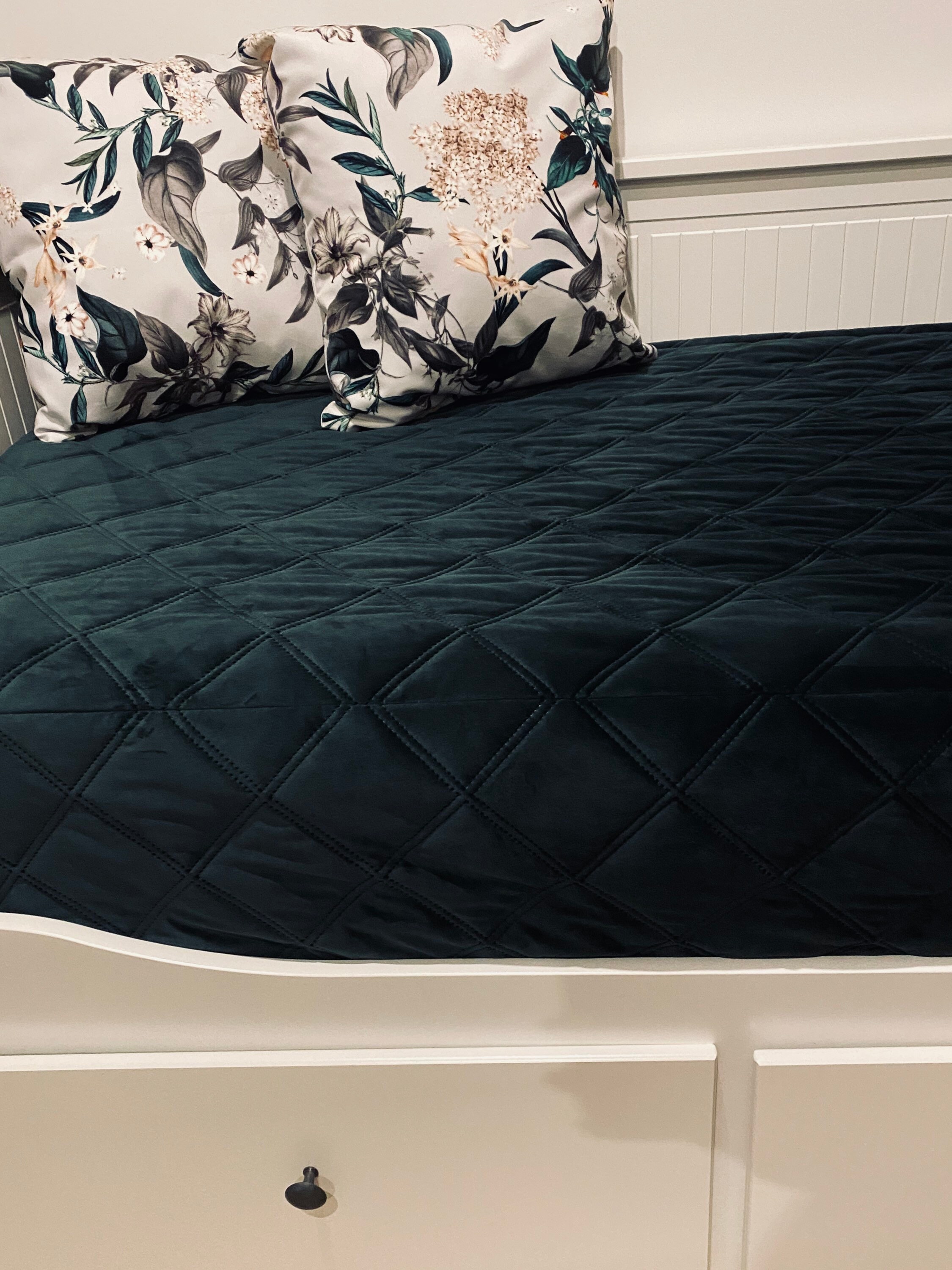 Velvet Cover for mattresses for Hemnes DayBed deep emerald Etsy