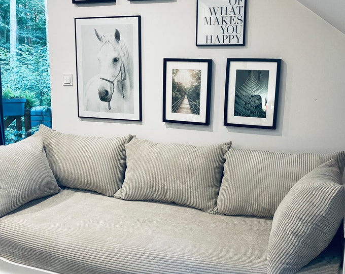 Daybed Cover Fitted Daybed Cover Twin XL Twin Sizes Full Size Bed Cover Zippered Day Bed Cover