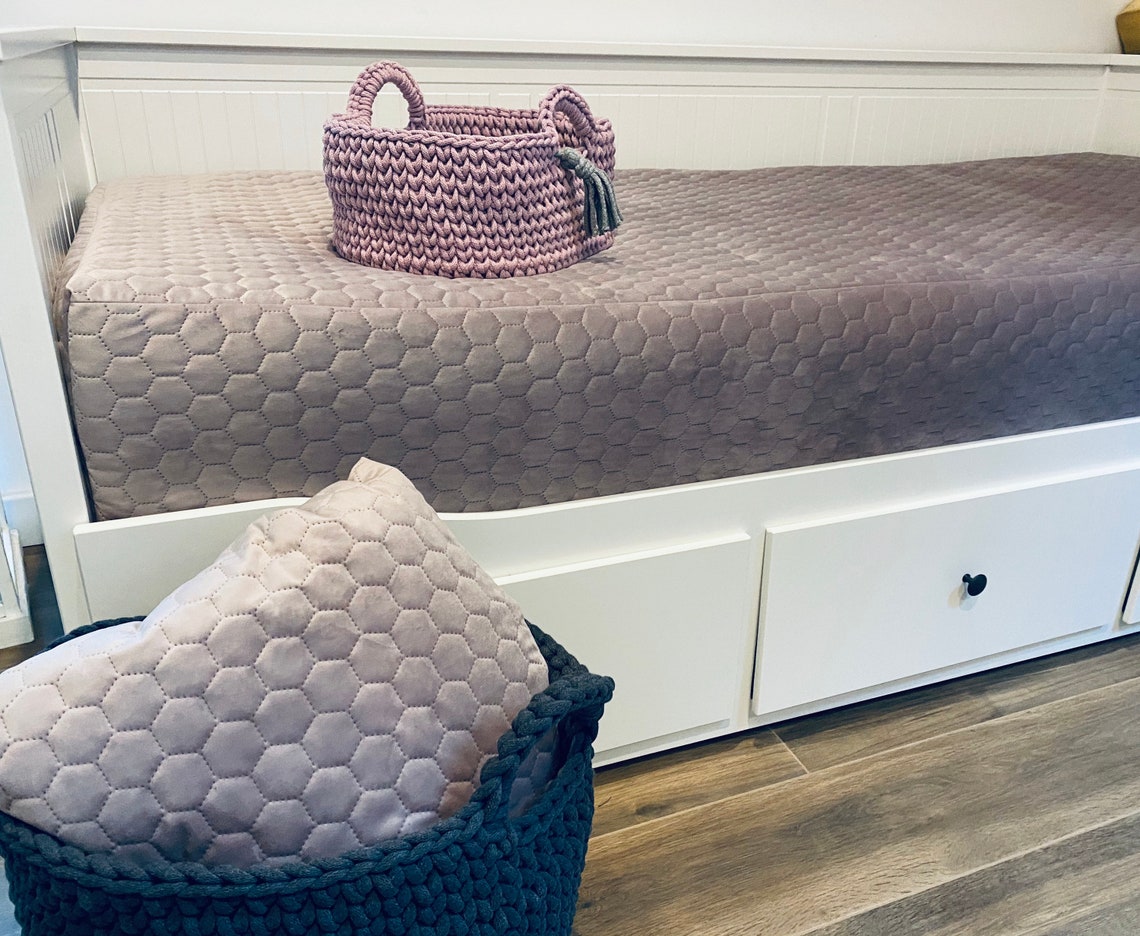 Velvet Cover for Mattresses for Hemnes Daybed Dusty Pink Etsy