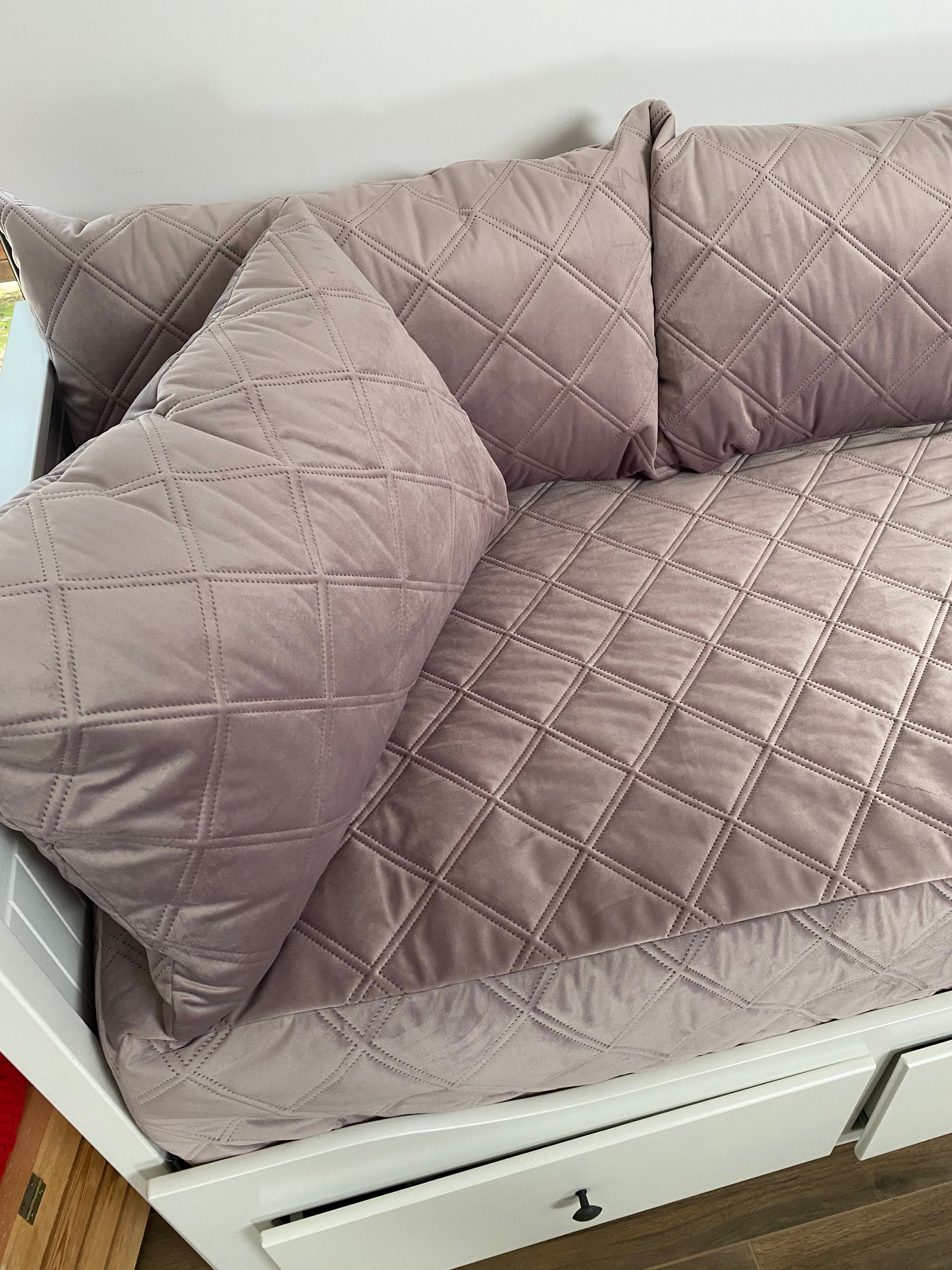 Velvet Cover for mattresses for Hemnes DayBed dusty pink Etsy