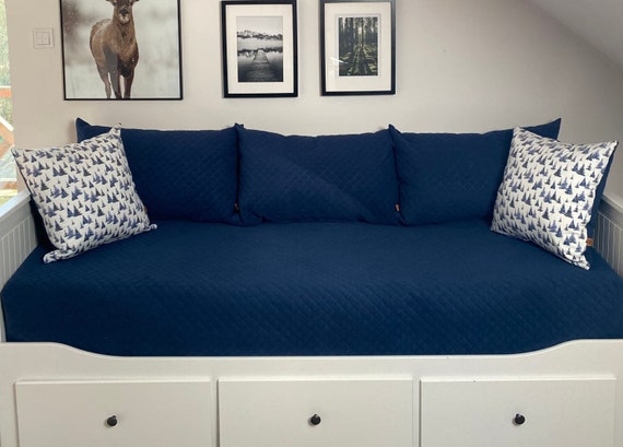 Cm Velvet Daybed Cover Pillows Slipcover Cover With Elastic Etsy Canada