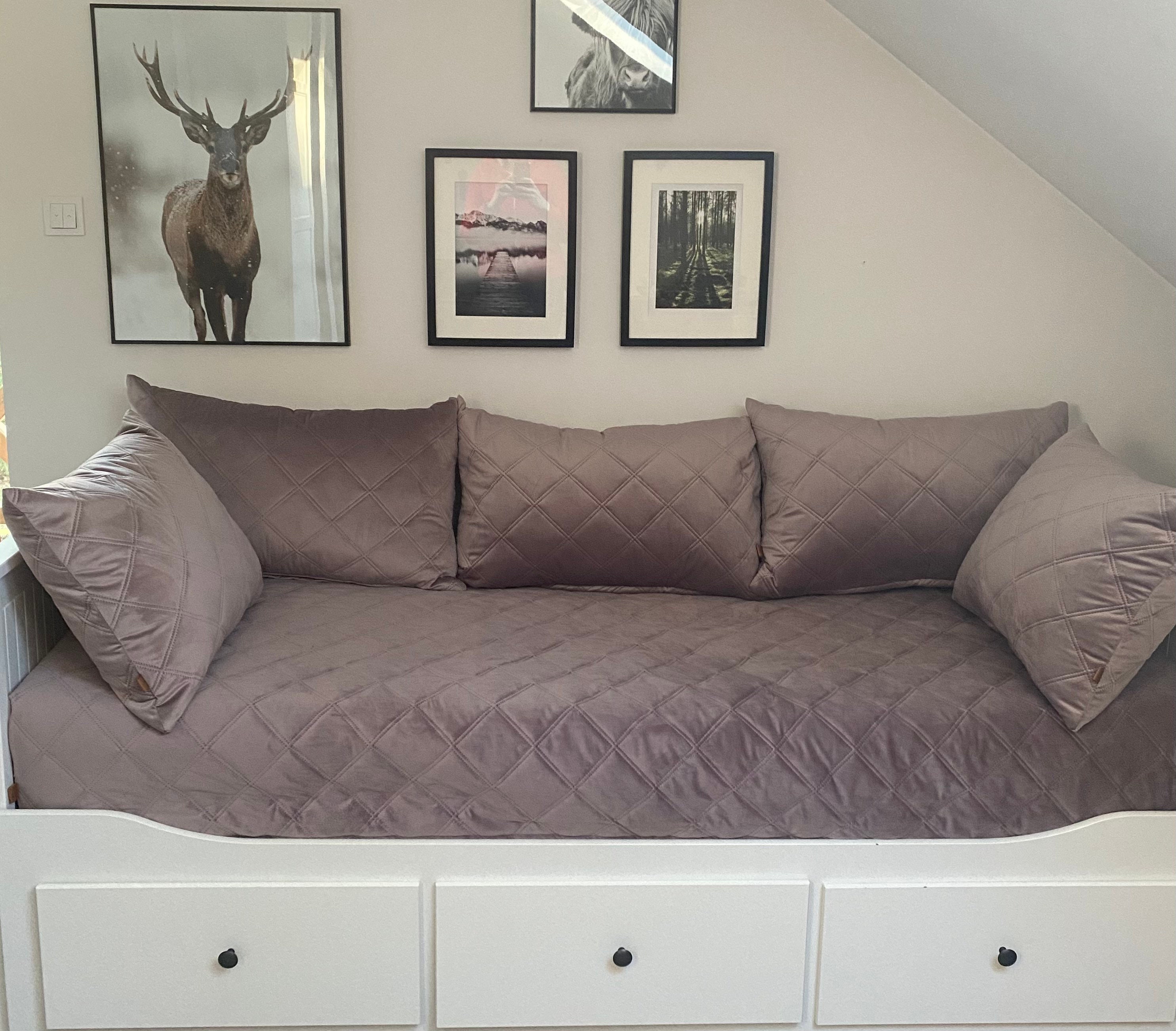 XXL Set for Hemnes Daybed Velvet Cover for Mattresses and Etsy UK
