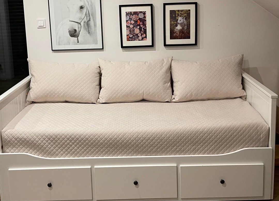 NEW Velvet Bedcover. Slipcover. Velvet Set. Hemnes Brimnes Daybed Cover