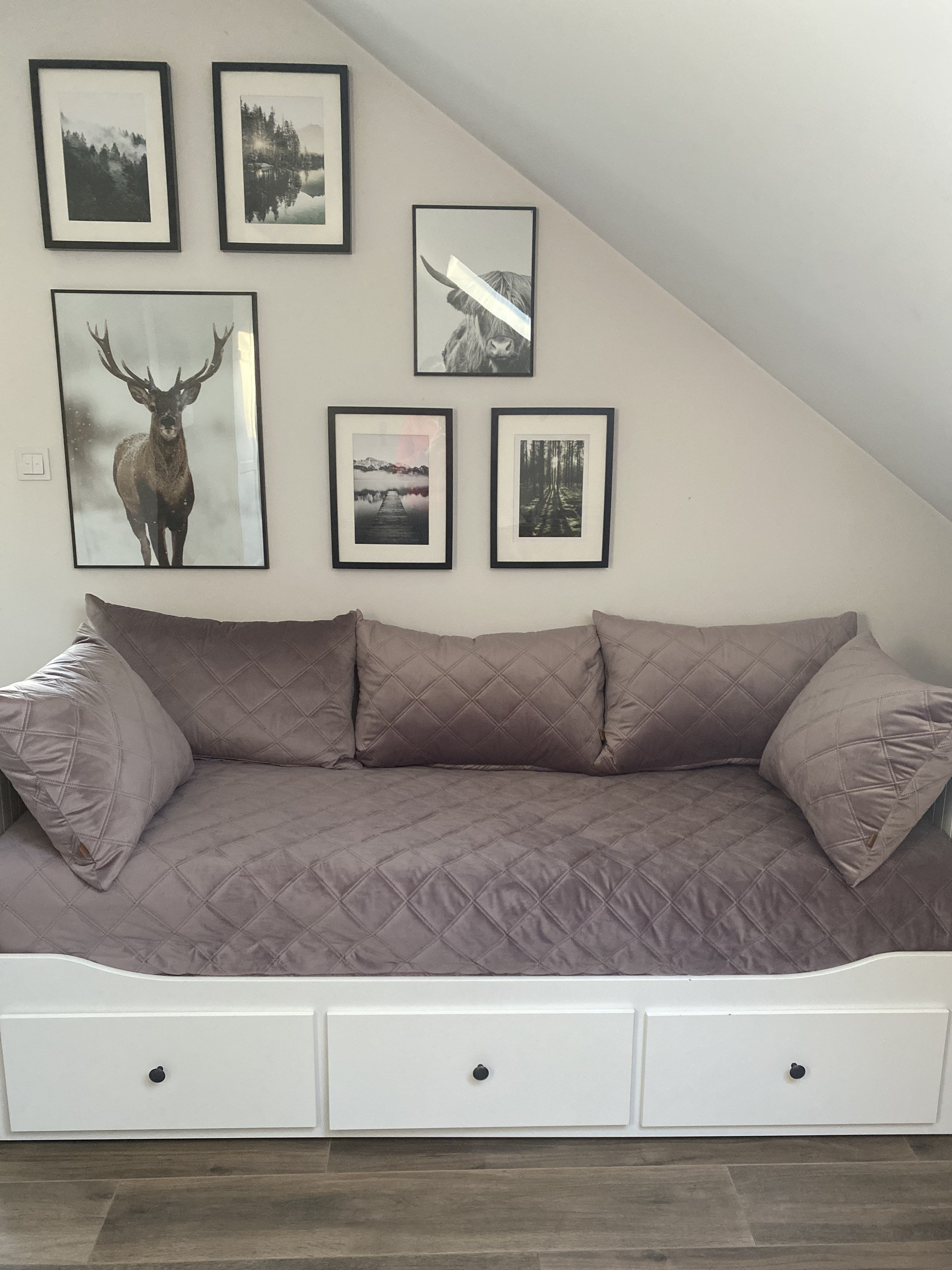 XXL Set for Hemnes Daybed Velvet Cover for Mattresses and Etsy UK