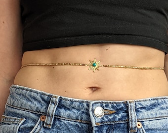 Sun belly chain • Seoul • for the festival or the perfect hippie look