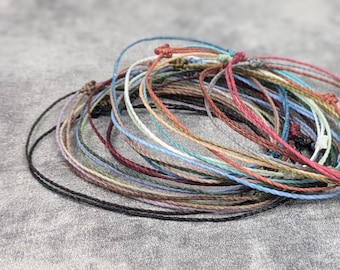 Minimalist anklet personalized in boho style • Surf • surfer hippie foot jewelry as a gift for a girlfriend