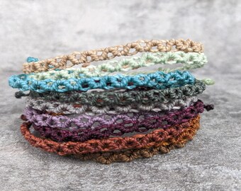 Personalisiertes Surfer Makramee Armband • Wave • im boho style als Freundschaftsarmband  als Geschenkidee für Frauen