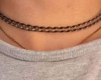 Minimalist choker necklace for women and men • Cool • delicate necklace available in various colors, a great gift idea for women