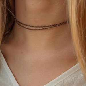 Collana girocollo minimalista per donna e uomo • Bali • collana raffinata in diversi colori come idea regalo per le donne