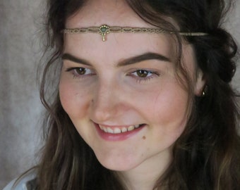 Hippie macrame tiara • Caleta • handmade Gipsy headband
