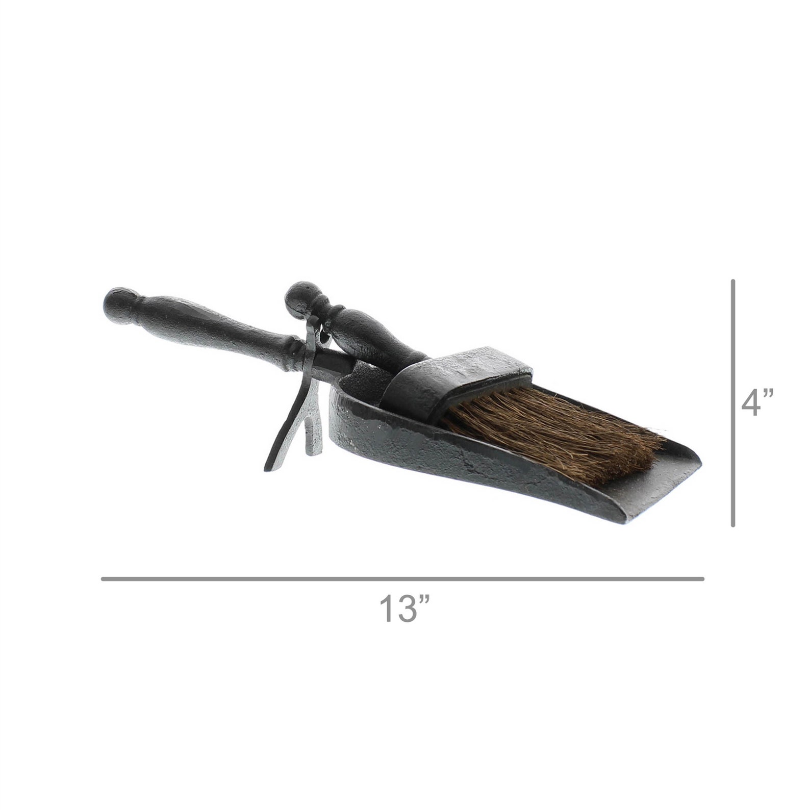 Fireplace Dust Pan With Broom Cast Iron Fireplace Tool Etsy