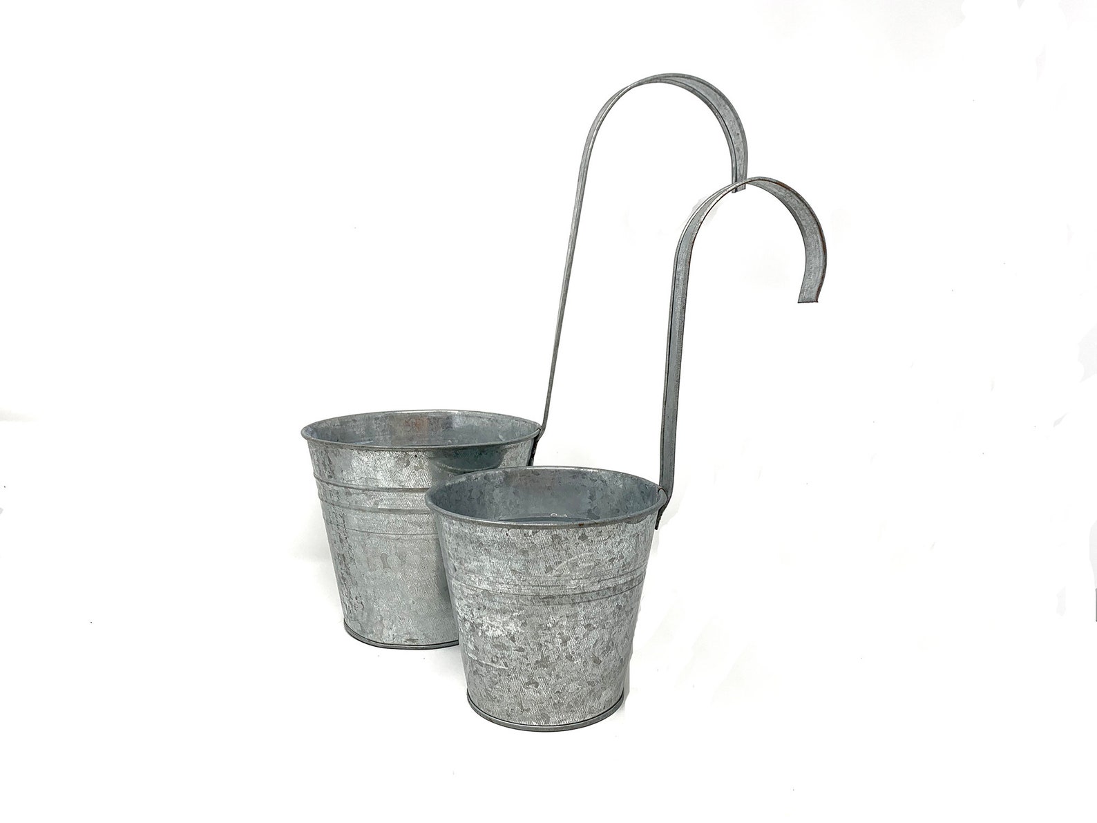 Metal Flower Bucket Pail Pew Decor Wedding Aisle Hanging Etsy