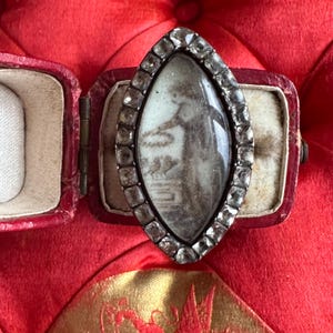 Georgian Antique Amatory Sepia Ring