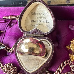 Vintage French 18K Bombe Ring