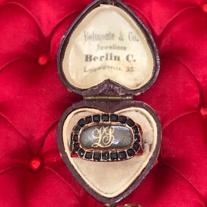 Georgian Mourning Ring 1809 Inscription