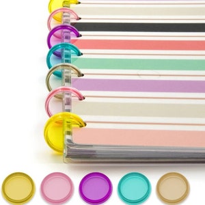 Planner binder scrapbooking mini plastic discs FREE SHIPPING