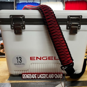 13qt Engel cooler with para-cord custom strap image 1