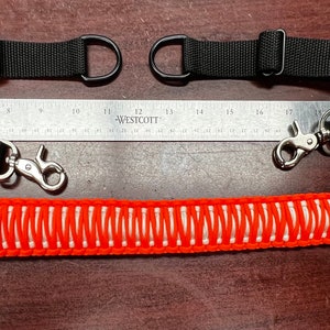 Correa para lonchera de paracord hecha a mano y personalizada.