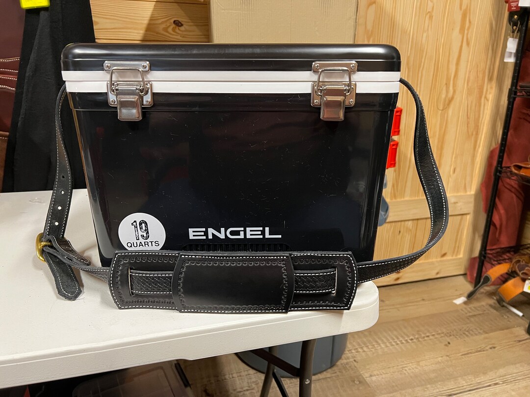 19 Qt Engel Cooler With a Custom Leather Strap Etsy