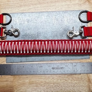 Custom handcrafted Paracord Lunchbox Strap.
